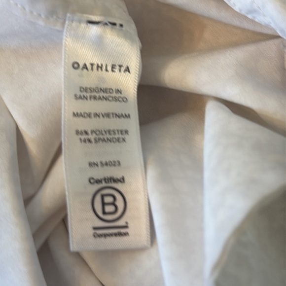 Athleta Marlow Romper XS Pearl White Python Snakeskin Print Elastic Waist - Picture 7 of 8